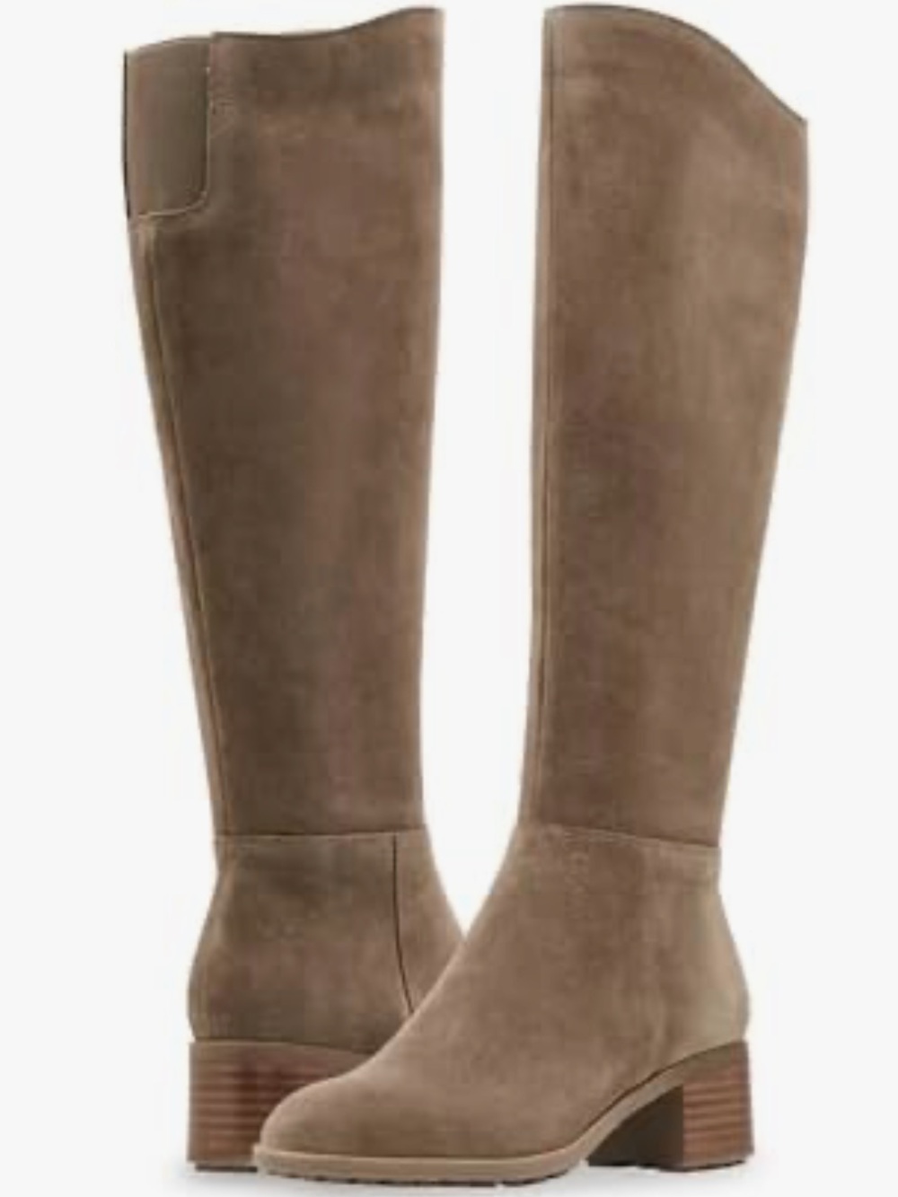 Blondo “Tatiana” Taupe Suede Knee High Boots NWT